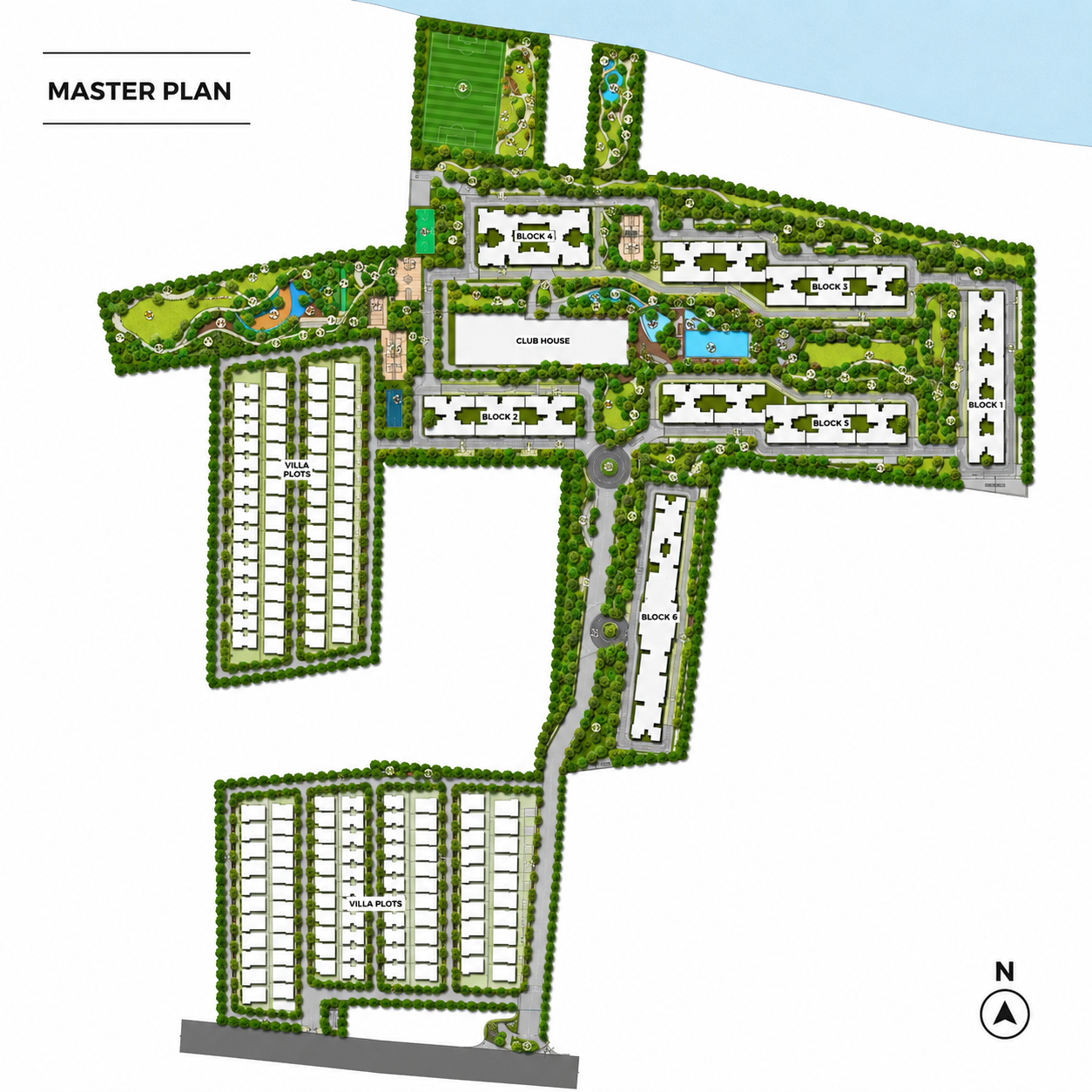Adarsh Welkin Park Villas Master Plan